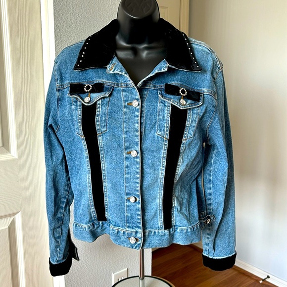 Vintage Y2K Too-She-She Denim Jean Jacket - Picture 1 of 9